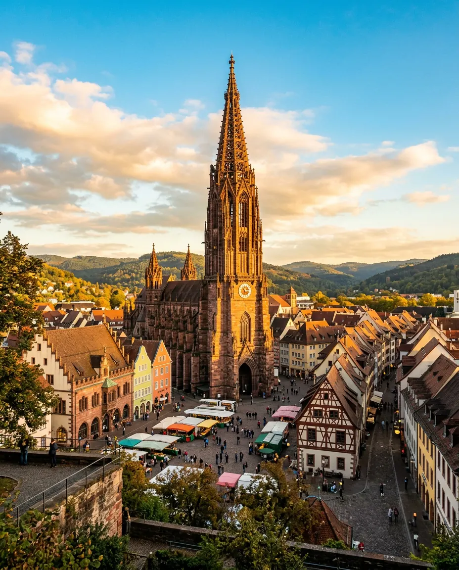 Freiburger Münster und Altstadt — Heimat der Wasserschadenhelden